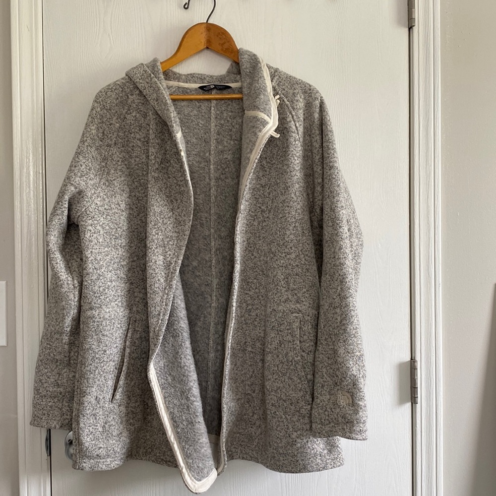 The North Face fleece cardigan *like new*